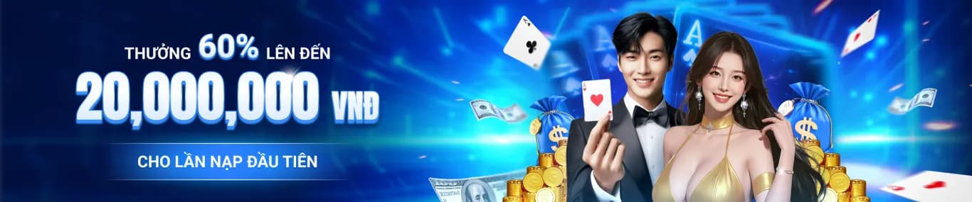 First Deposit 60% Promotion